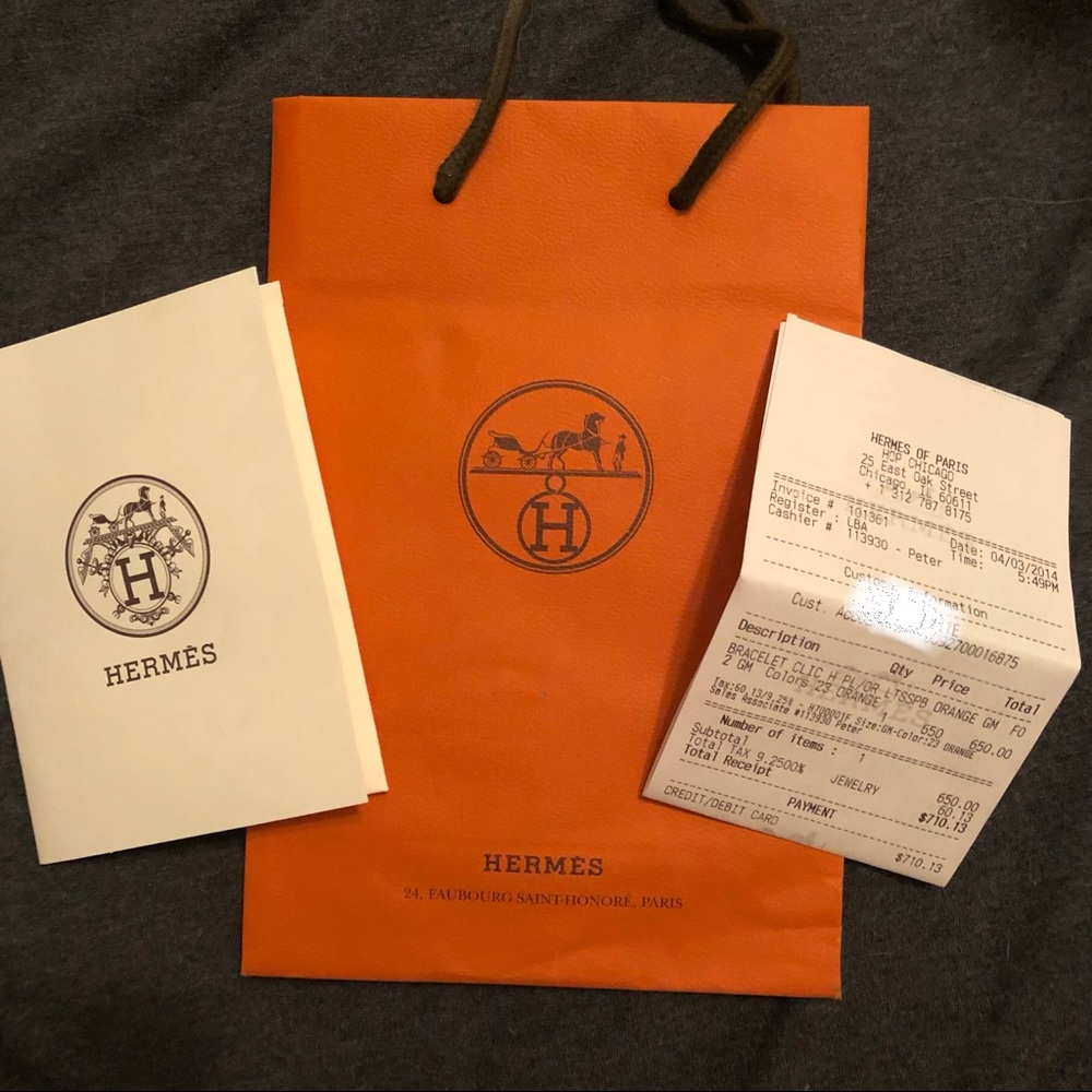 Authentic Hermès Clic H enamel bracelet - Picture 4 of 5